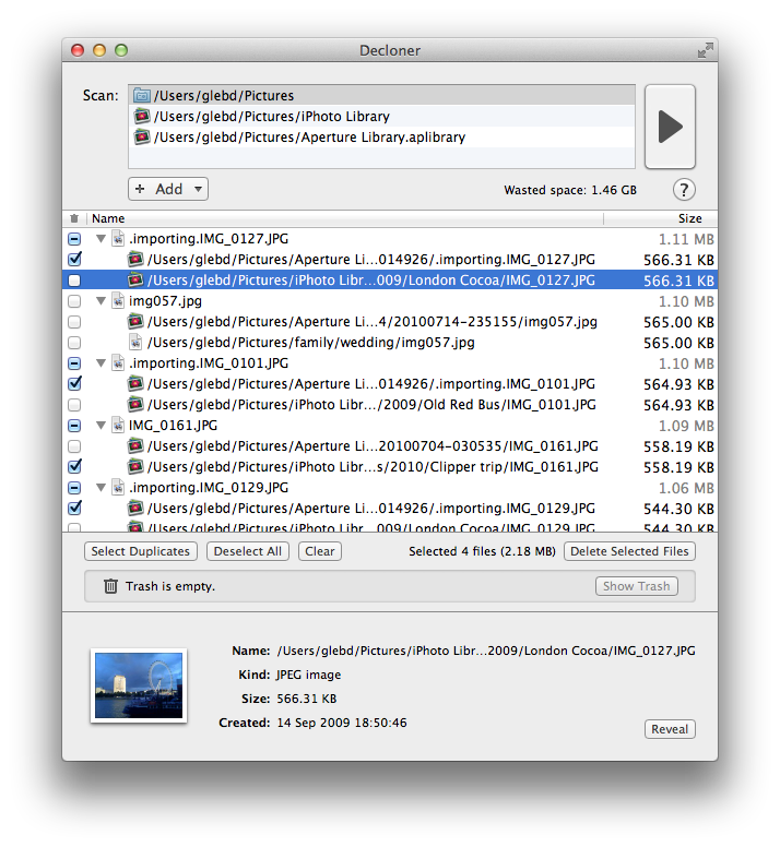 Decloner Screenshot