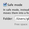 Safe mode option